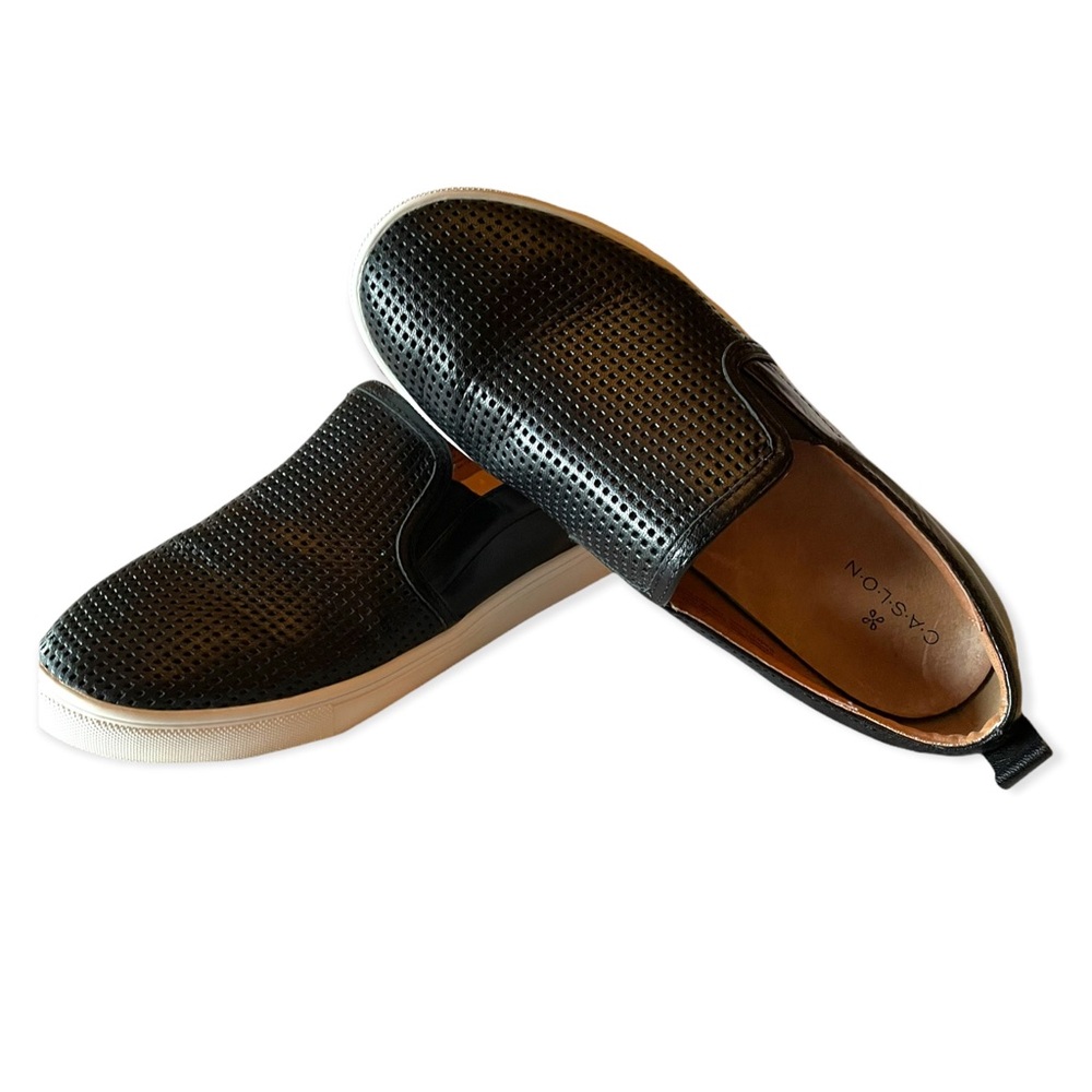 Caslon leather slip on sneaker